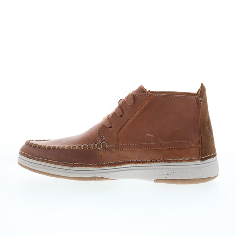 Clarks Nature 5 Mid 26168603 Mens Brown Leather Lace Up Chukkas Boots