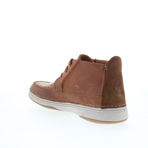 Clarks Nature 5 Mid 26168603 Mens Brown Leather Lace Up Chukkas Boots