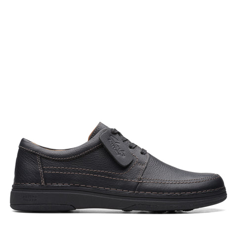 Clarks Nature 5 LO 26168608 Mens Black Wide Oxfords & Lace Ups Casual Shoes