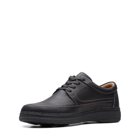 Clarks Nature 5 LO 26168608 Mens Black Wide Oxfords & Lace Ups Casual Shoes