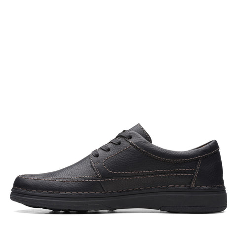 Clarks Nature 5 LO 26168608 Mens Black Wide Oxfords & Lace Ups Casual Shoes