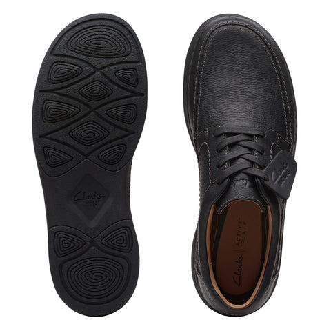 Clarks Nature 5 LO 26168608 Mens Black Wide Oxfords & Lace Ups Casual Shoes