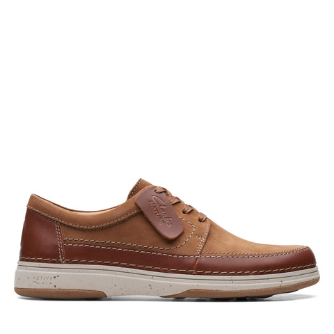 Clarks Nature 5 LO 26168613 Mens Brown Wide Oxfords & Lace Ups Casual Shoes
