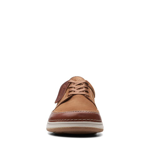 Clarks Nature 5 LO 26168613 Mens Brown Wide Oxfords & Lace Ups Casual Shoes
