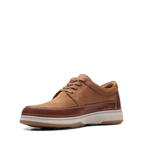 Clarks Nature 5 LO 26168613 Mens Brown Wide Oxfords & Lace Ups Casual Shoes