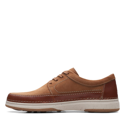 Clarks Nature 5 LO 26168613 Mens Brown Wide Oxfords & Lace Ups Casual Shoes