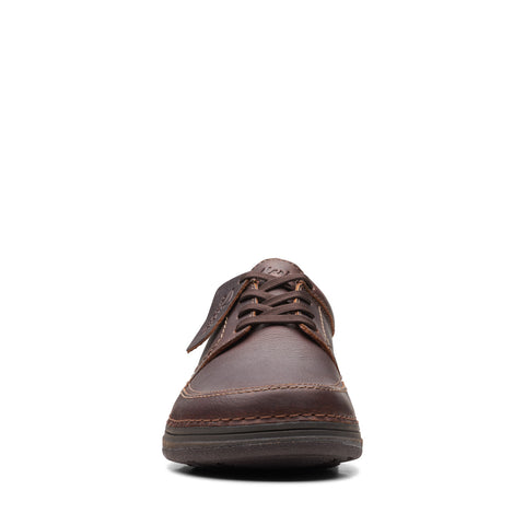 Clarks Nature 5 LO 26168614 Mens Brown Wide Oxfords & Lace Ups Casual Shoes