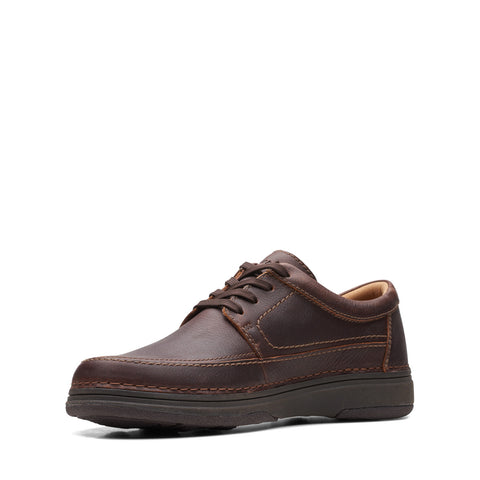 Clarks Nature 5 LO 26168614 Mens Brown Wide Oxfords & Lace Ups Casual Shoes