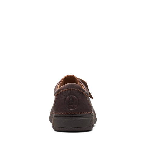 Clarks Nature 5 LO 26168614 Mens Brown Wide Oxfords & Lace Ups Casual Shoes