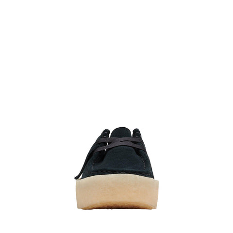 Clarks Wallabee Cup LO 26168643 Womens Black Suede Mules Slippers Shoes
