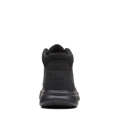 Clarks Bradley Mid 26168659 Mens Black Leather Lace Up Casual Dress Boots
