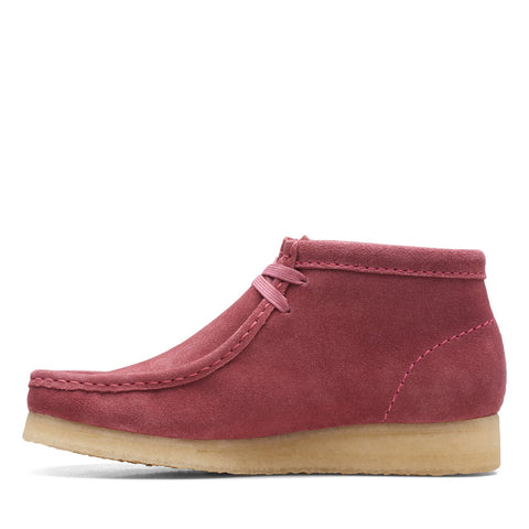 Clarks Wallabee Boot 26168667 Womens Pink Suede Lace Up Chukkas Boots