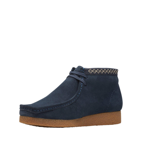 Clarks Shacre Boot 26168734 Mens Blue Leather Lace Up Chukkas Boots