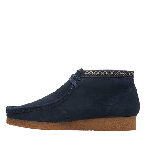 Clarks Shacre Boot 26168734 Mens Blue Leather Lace Up Chukkas Boots