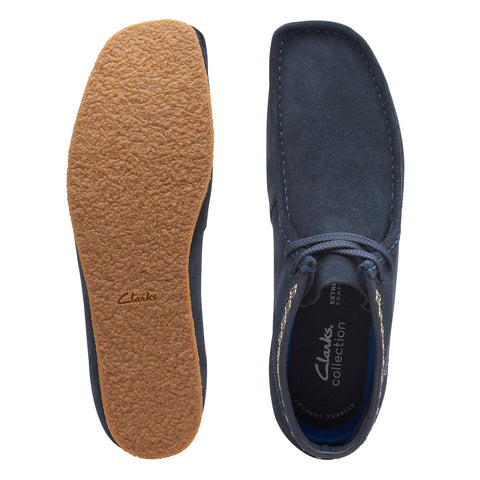 Clarks Shacre Boot 26168734 Mens Blue Leather Lace Up Chukkas Boots