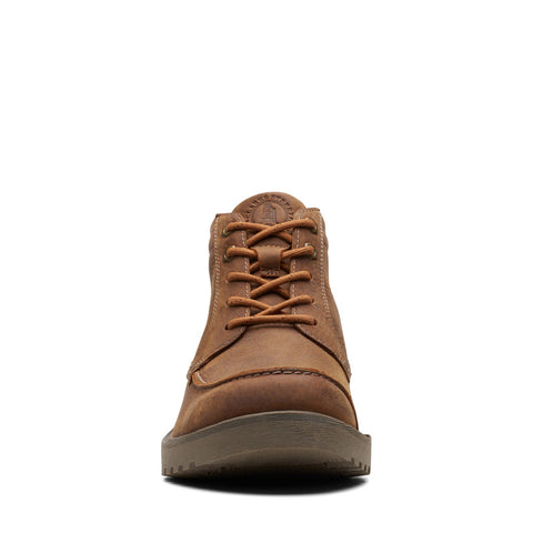 Clarks Hinsdale Mid 26168872 Mens Brown Leather Lace Up Casual Dress Boots