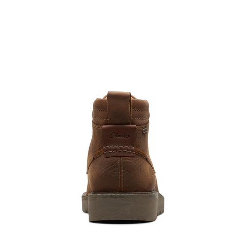 Clarks Hinsdale Mid 26168872 Mens Brown Leather Lace Up Casual Dress Boots