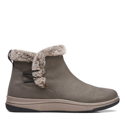 Clarks Breeze Fur 26168888 Womens Green Ankle & Booties Boots