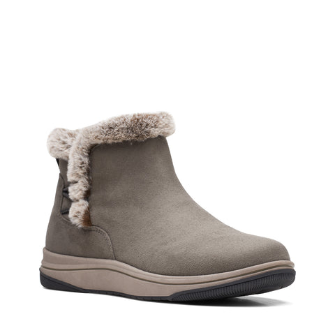 Clarks Breeze Fur 26168888 Womens Green Ankle & Booties Boots