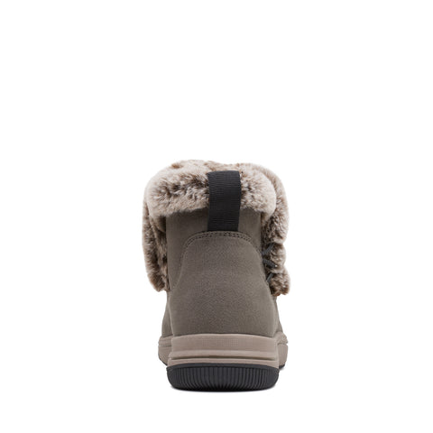 Clarks Breeze Fur 26168888 Womens Green Ankle & Booties Boots