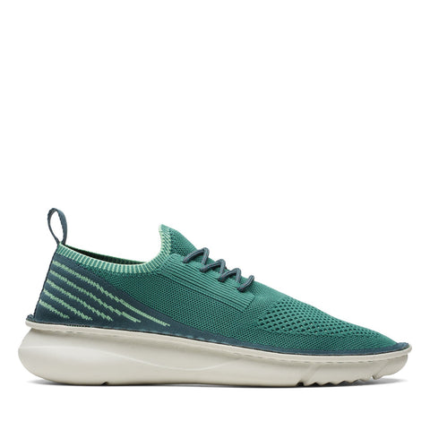 Clarks Origin 2 26168889 Mens Green Mesh Slip On Lifestyle Sneakers Shoes