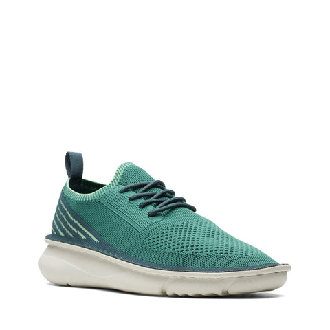 Clarks Origin 2 26168889 Mens Green Mesh Slip On Lifestyle Sneakers Shoes