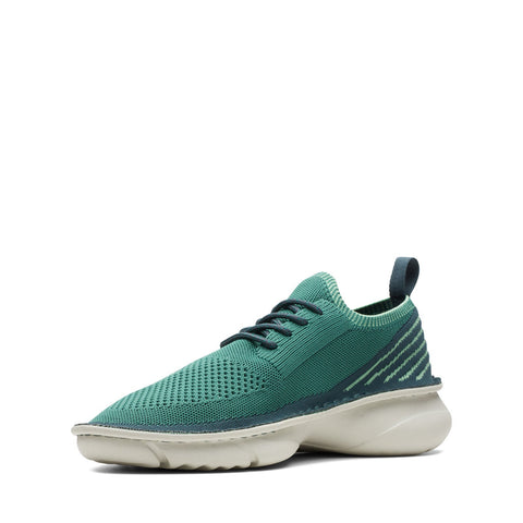 Clarks Origin 2 26168889 Mens Green Mesh Slip On Lifestyle Sneakers Shoes
