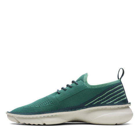 Clarks Origin 2 26168889 Mens Green Mesh Slip On Lifestyle Sneakers Shoes