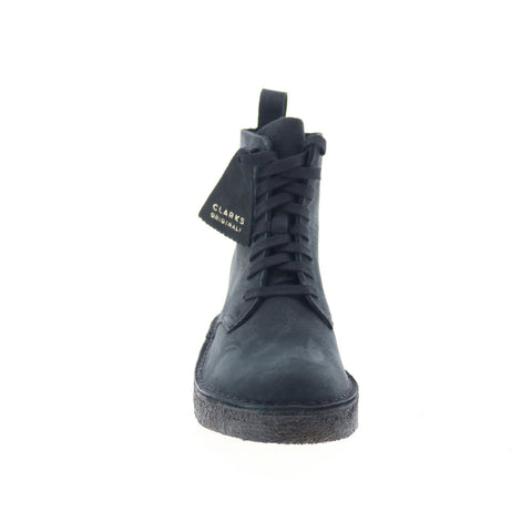 Clarks Desert Coal HI 26169006 Womens Black Nubuck Casual Dress Boots 