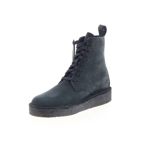 Clarks Desert Coal HI 26169006 Womens Black Nubuck Casual Dress Boots 