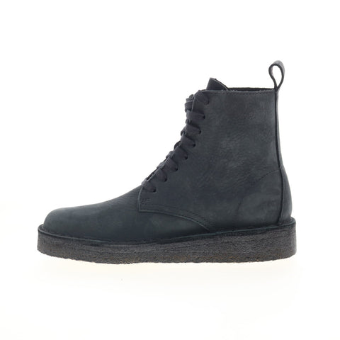 Clarks Desert Coal HI 26169006 Womens Black Nubuck Casual Dress Boots 