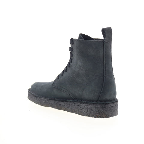 Clarks Desert Coal HI 26169006 Womens Black Nubuck Casual Dress Boots 