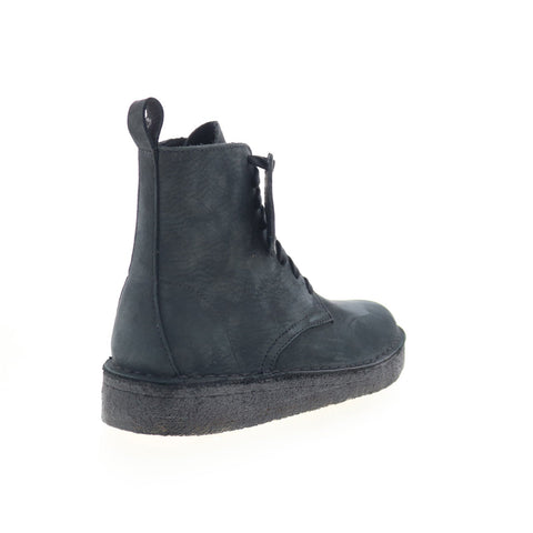 Clarks Desert Coal HI 26169006 Womens Black Nubuck Casual Dress Boots 