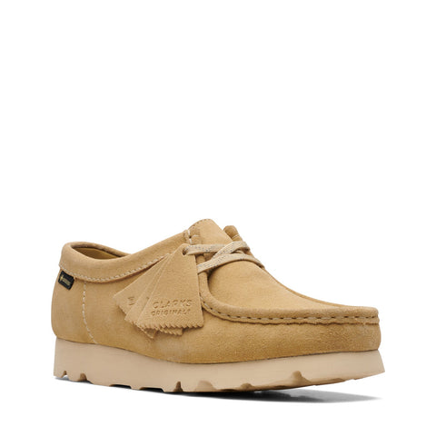 Clarks Wallabee GTX 26169025 Womens Brown Oxfords & Lace Ups Casual Shoes