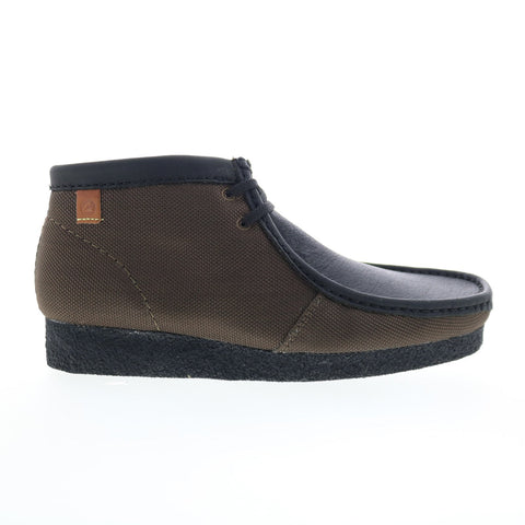 Clarks Shacre Boot 26169094 Mens Black Leather Lace Up Chukkas Boots