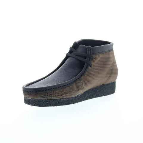 Clarks Shacre Boot 26169094 Mens Black Leather Lace Up Chukkas Boots