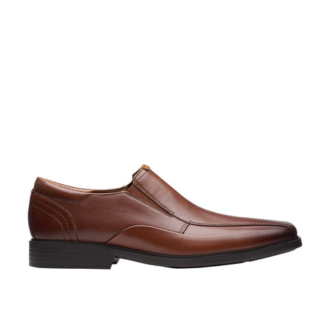 Clarks Lite Ave 26169241 Mens Brown Wide Loafers & Slip Ons Casual