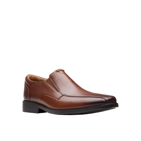 Clarks Lite Ave 26169241 Mens Brown Wide Loafers & Slip Ons Casual