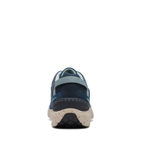 Clarks Wave Range AP 26169486 Womens Blue Leather Lifestyle Sneakers Shoes