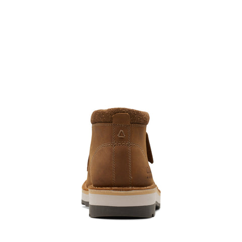 Clarks Corston DB Waterproof 26169492 Mens Brown Leather Chukkas Boots 