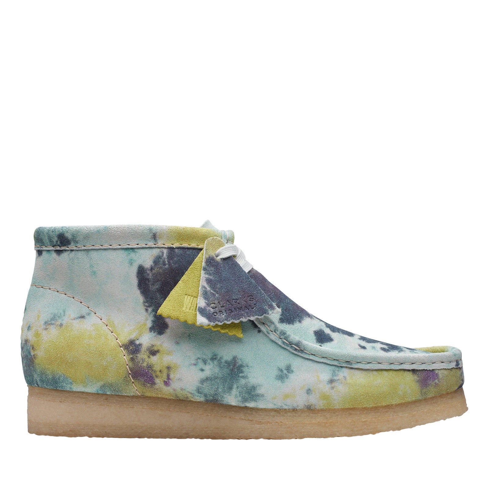 Clarks Wallabee Boot 26169726 Mens Blue Suede Lace Up Chukkas