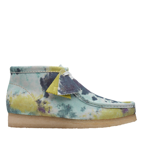 Clarks Wallabee Boot 26169726 Mens Blue Suede Lace Up Chukkas Boots