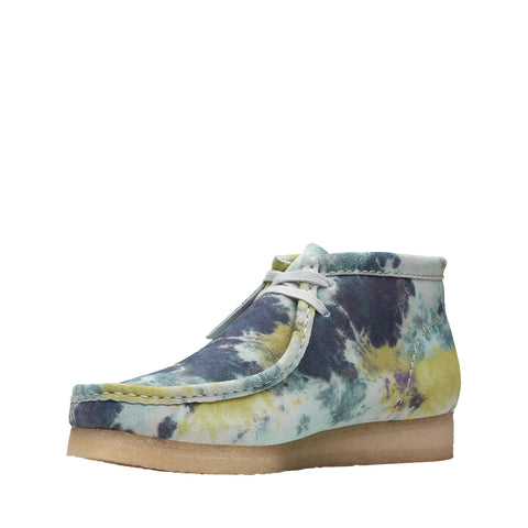 Clarks Wallabee Boot 26169726 Mens Blue Suede Lace Up Chukkas Boots