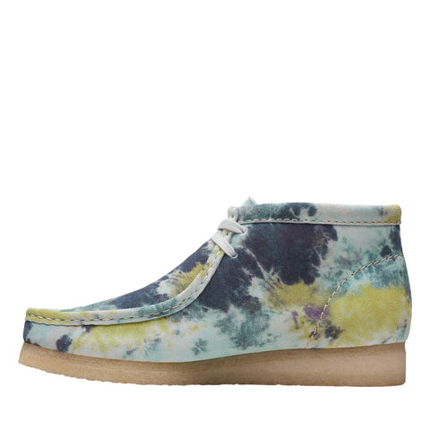 Clarks Wallabee Boot 26169726 Mens Blue Suede Lace Up Chukkas Boots