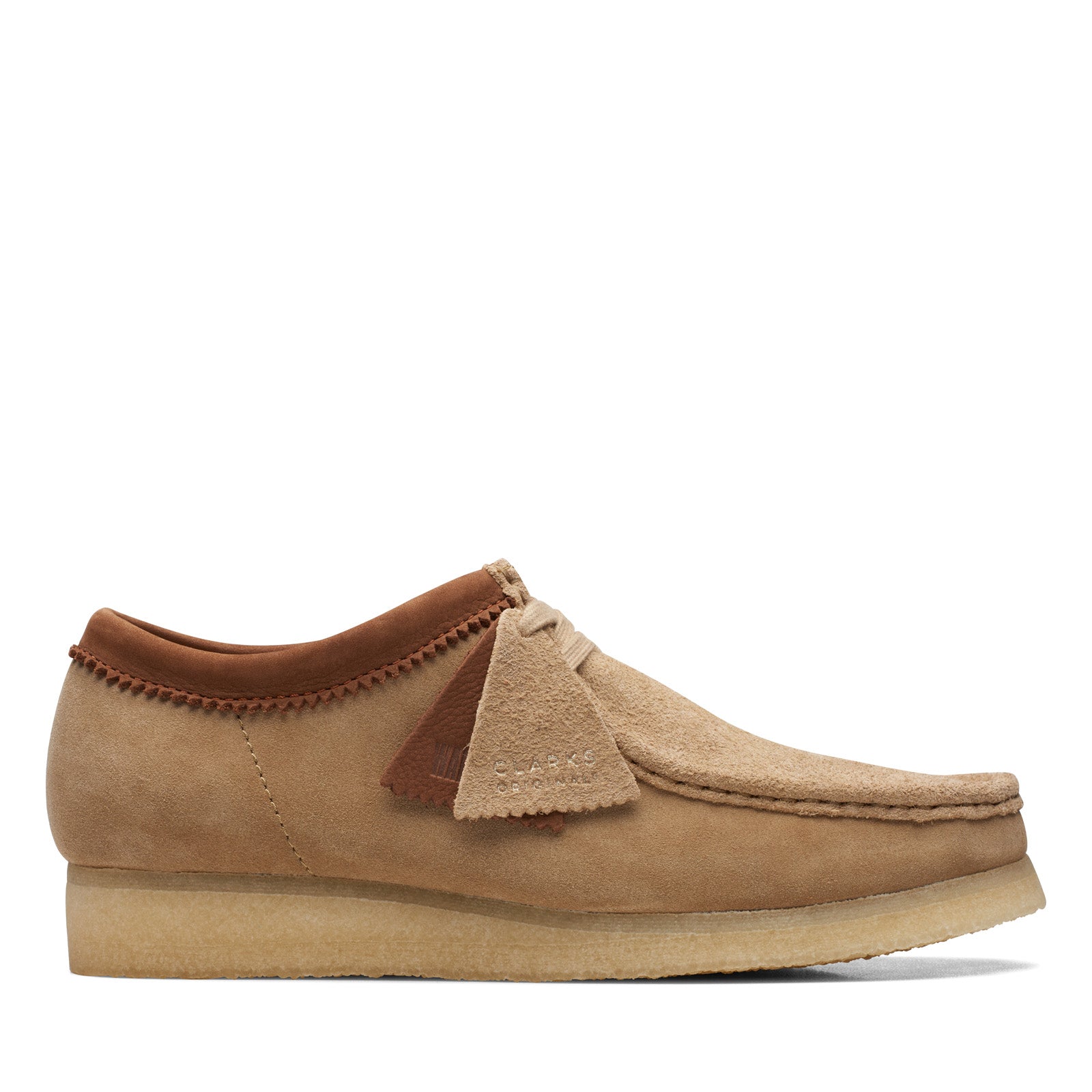 Clarks Wallabee 26170538 Mens Brown Suede Oxfords & Lace Ups 