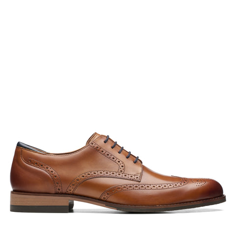 Clarks Craft Arlo Limit Mens Brown Oxfords & Lace Ups Wingtip & Brogue Shoes