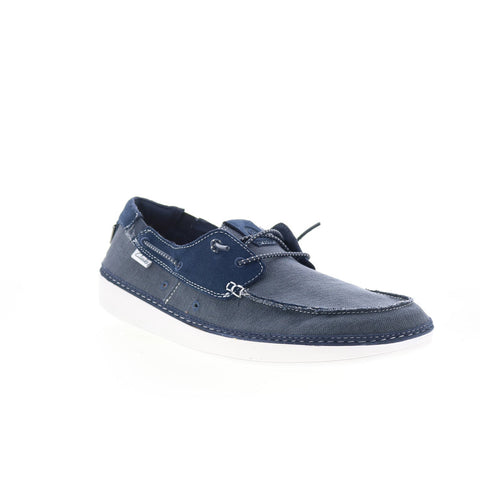 Clarks Higley Tie 26171556 Mens Blue Loafers & Slip Ons Boat Shoes 