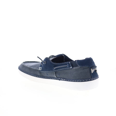 Clarks Higley Tie 26171556 Mens Blue Loafers & Slip Ons Boat Shoes 