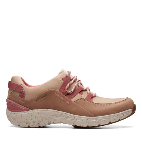 Clarks Wave Range AP 26171614 Womens Brown Leather Lifestyle Sneakers Shoes