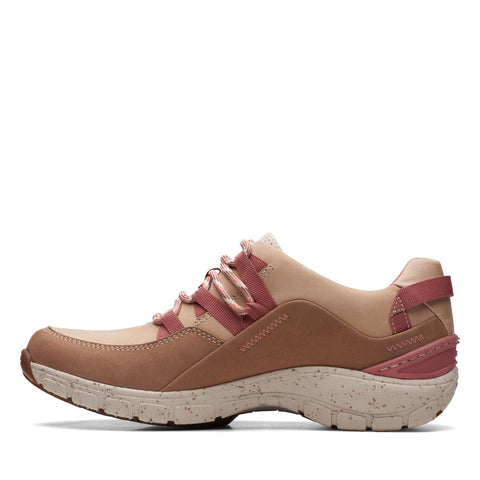 Clarks Wave Range AP 26171614 Womens Brown Leather Lifestyle Sneakers Shoes